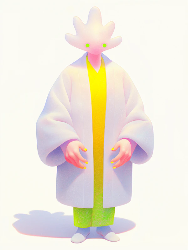 Stylized Humanoid Figure