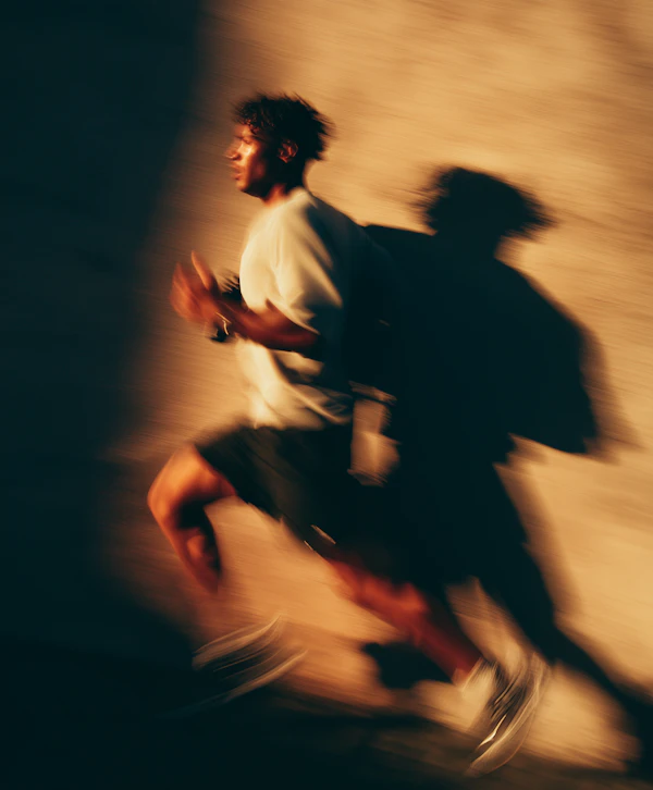 Runner in Motion Blur
