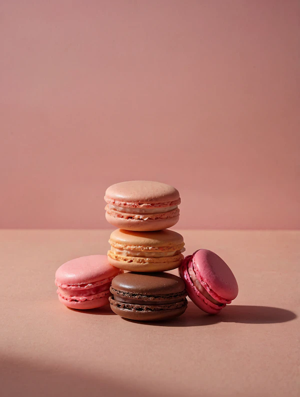 Colorful Macaron Stack