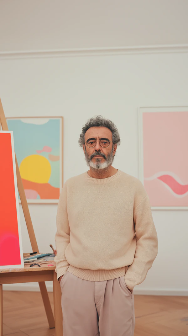 Artist in Studio