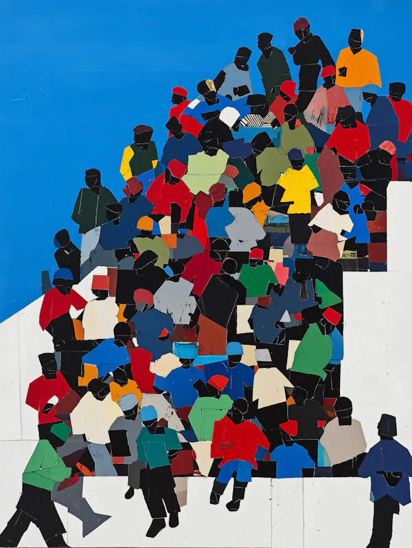 Abstract Crowd Art
