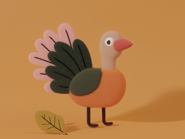 Cartoon Turkey Illustration