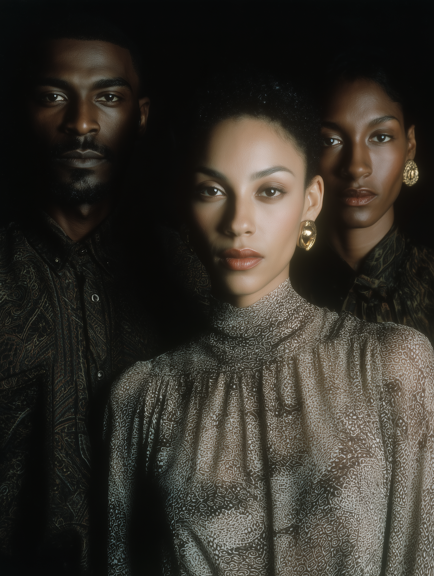 Elegant Trio Portrait