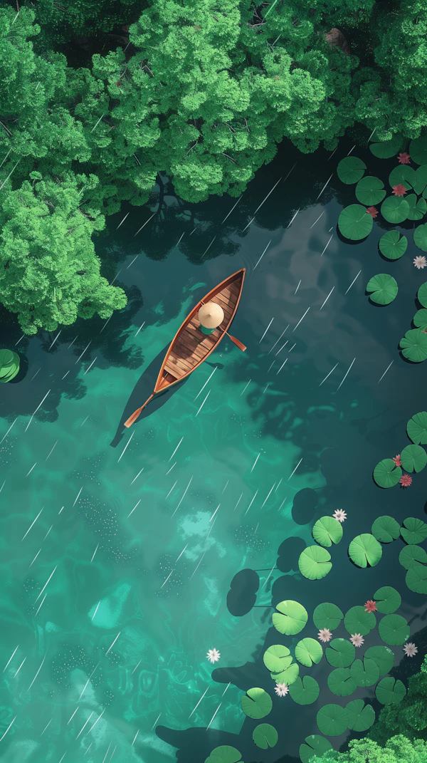 Serene River Scene
