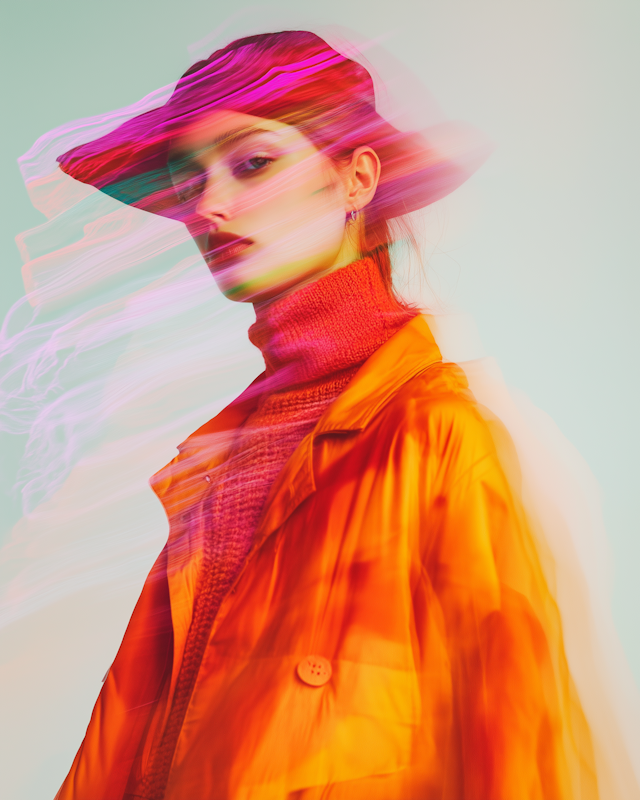 Vibrant Fashion Portrait