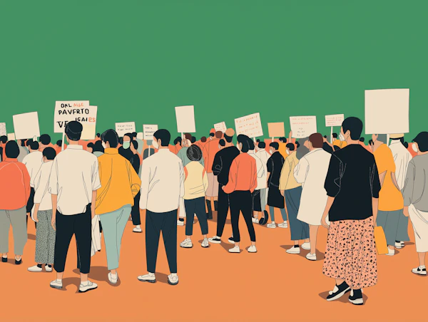 Peaceful Protest Scene
