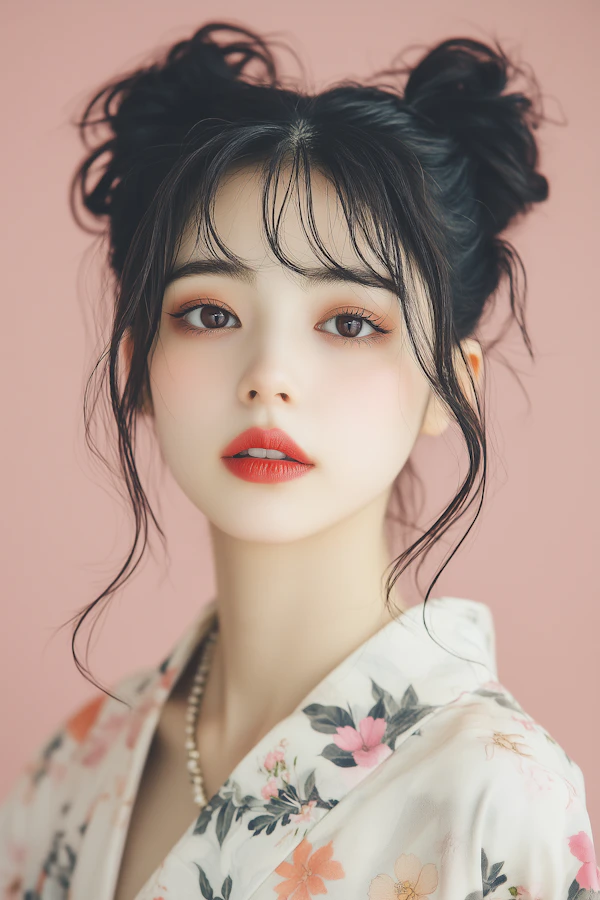 Elegant Kimono Portrait
