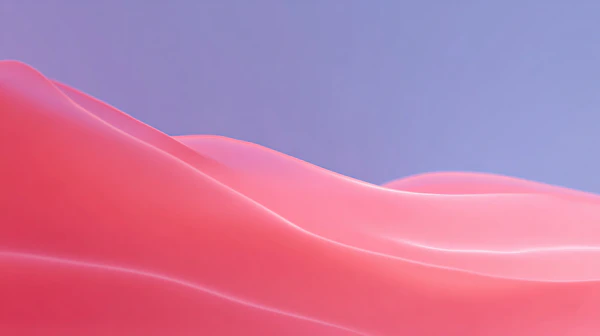 Abstract Pink Landscape