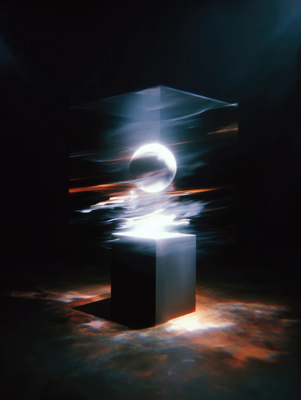 Futuristic Glowing Orb