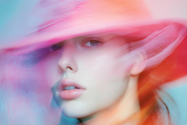 Dreamy Portrait Close-Up