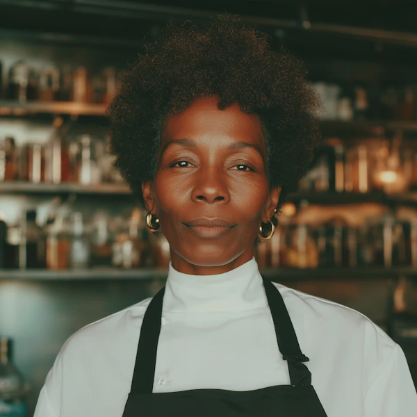 Chef in Professional Kitchen