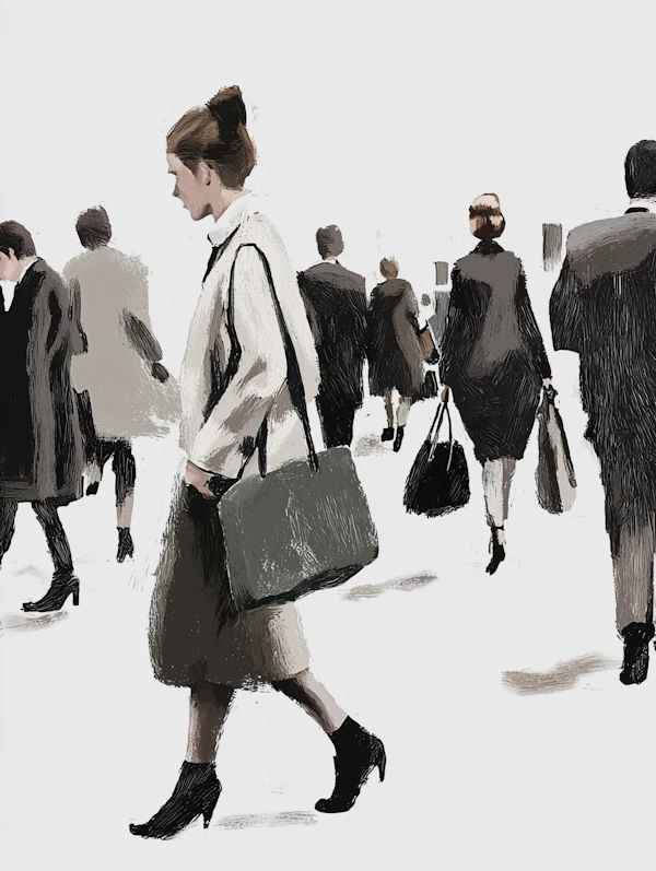 Urban Scene Illustration
