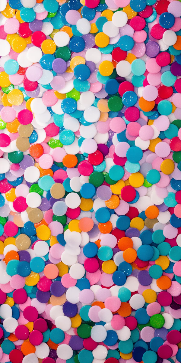 Colorful Confetti Art