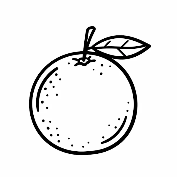 Minimalist Orange Art