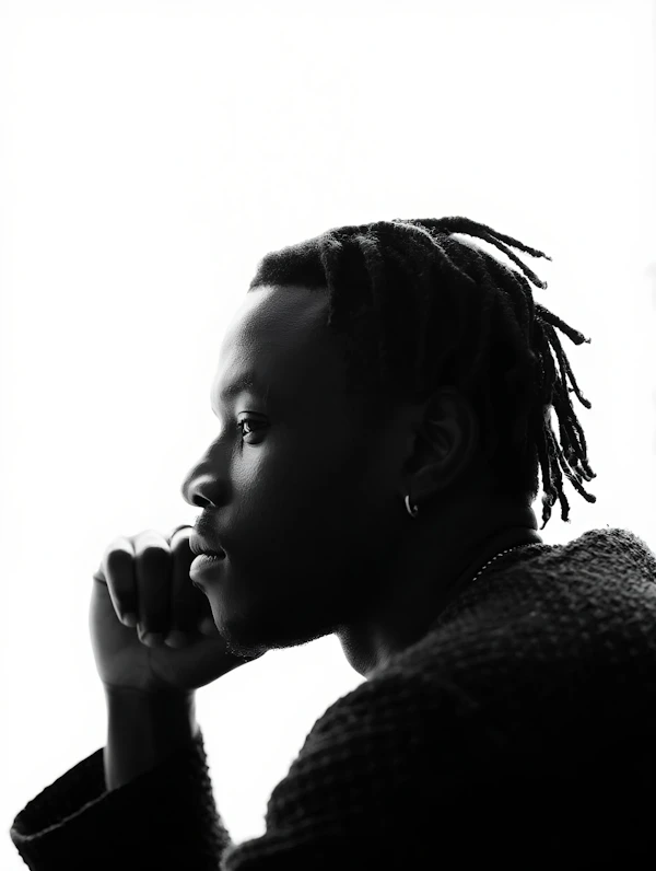 Black-and-White Portrait