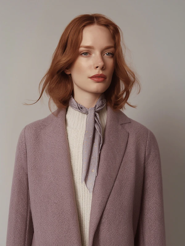 Lavender Elegance Portrait