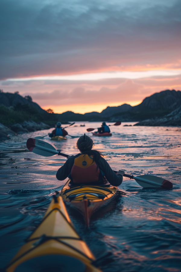 Serene Kayaking at Twilight