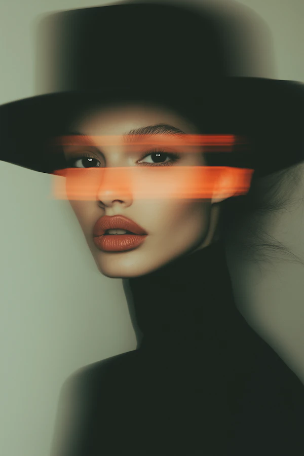 Futuristic Woman Portrait