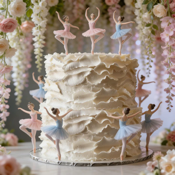Elegant Ballerina Cake
