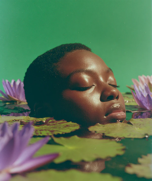 Serene Water Portrait