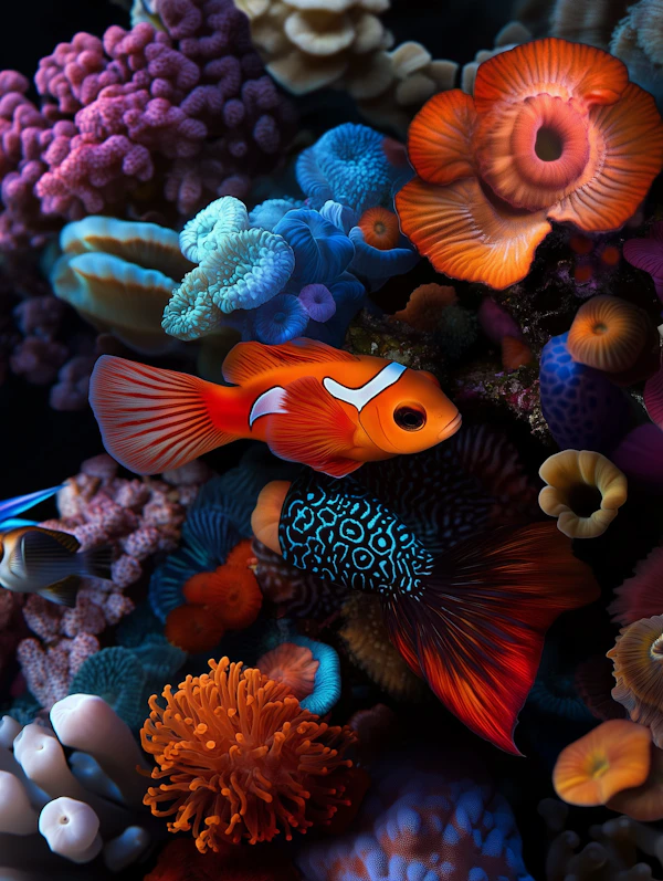 Underwater Coral Scene