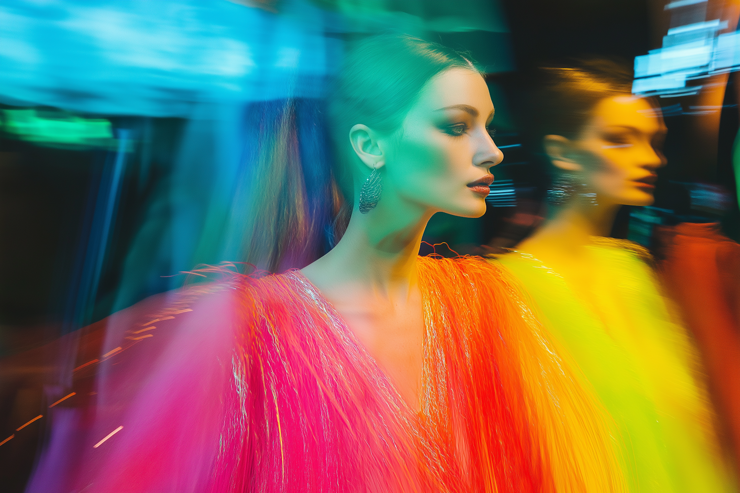 Vibrant Woman Portrait