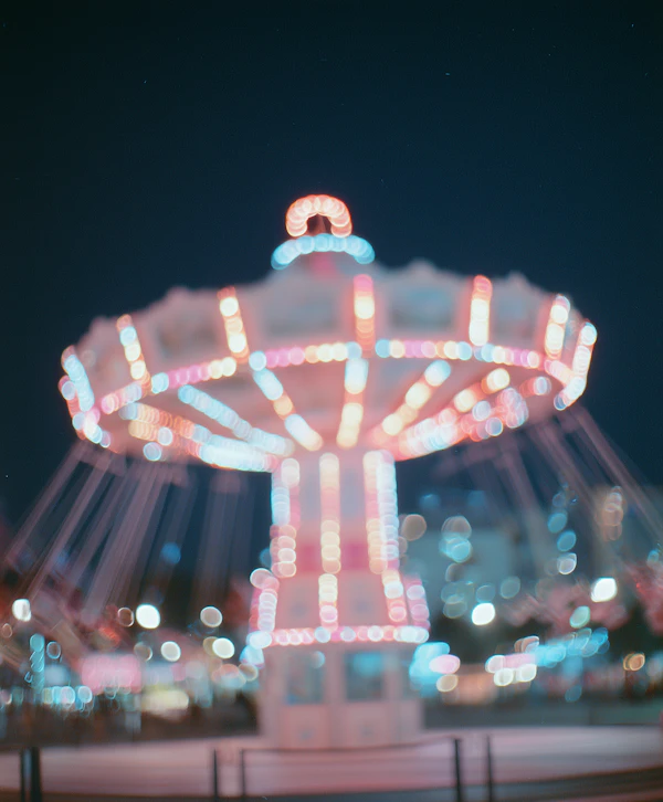 Carousel Lights at Night