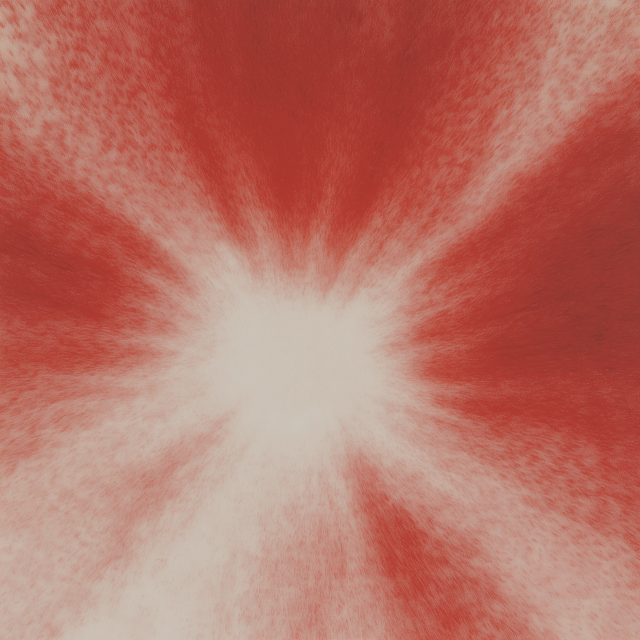 Red and White Burst