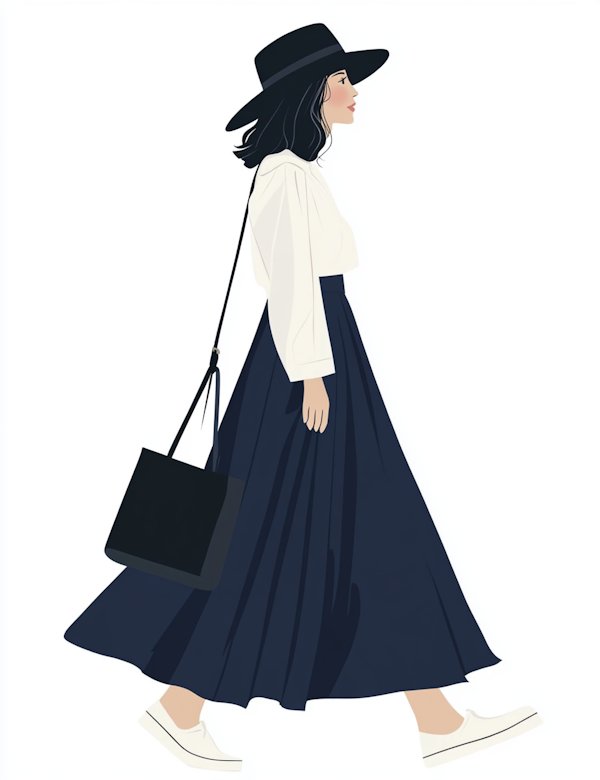 Elegant Woman Illustration