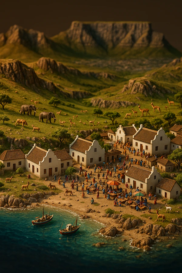 Miniature Coastal Village