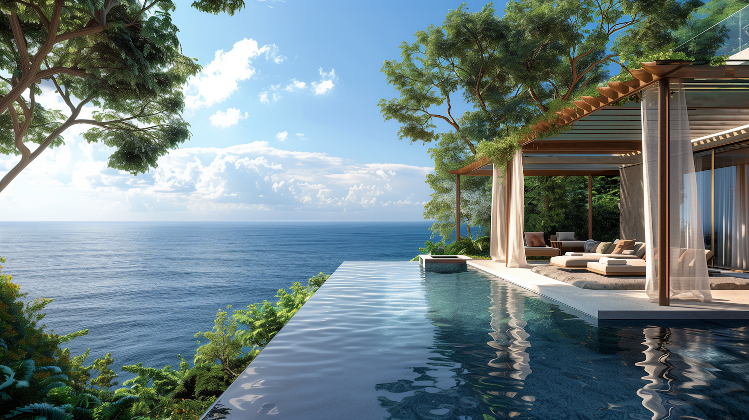 Luxurious Oceanview Infinity Pool