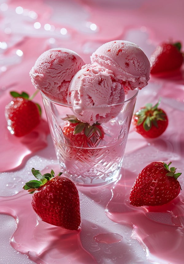 Strawberry Ice Cream Delight