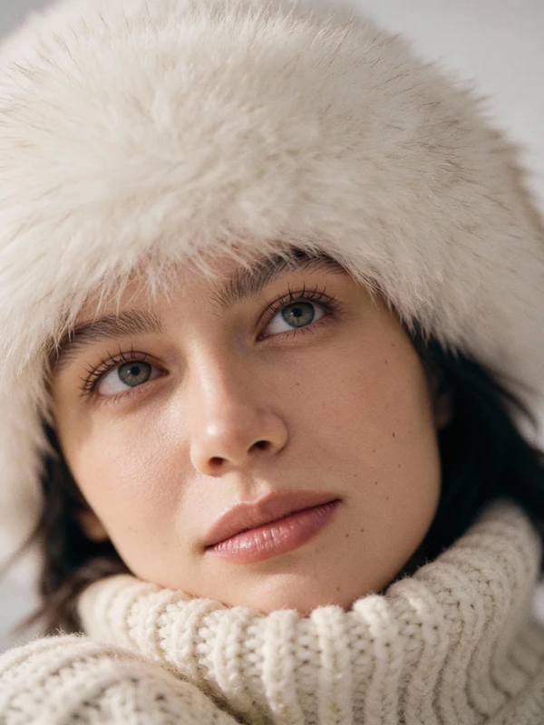 Reflective Winter Portrait