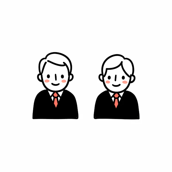 Cartoon Duo Illustration