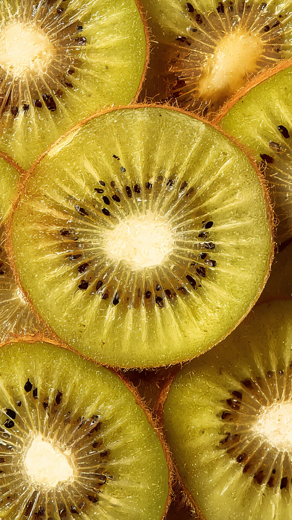 Kiwi Slices Close-Up