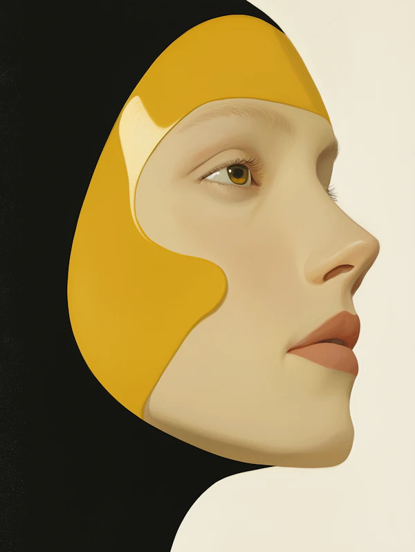 Futuristic Woman Profile