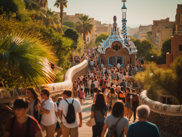 Golden Afternoon at Park Güell with Gaudí’s Touch