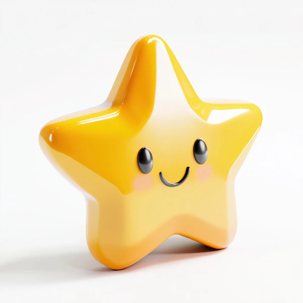 Smiling Yellow Star