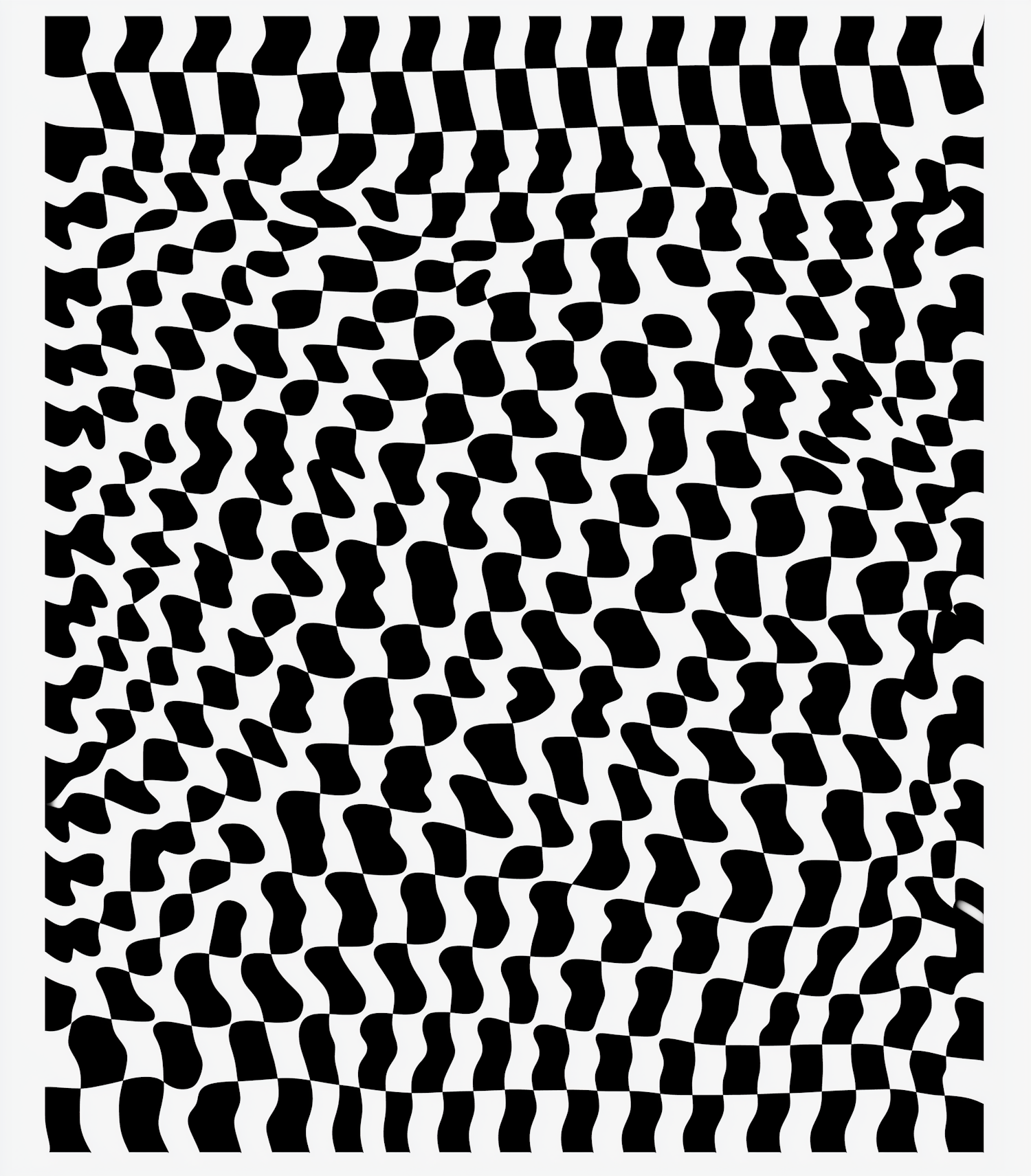 Optical Illusion Checkerboard