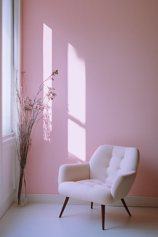 Minimalist Pink Interior
