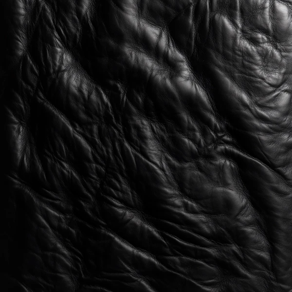 Textured Black Leather