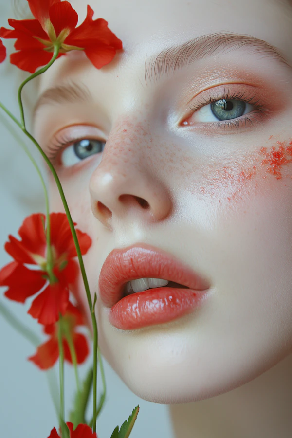 Freckled Beauty Portrait