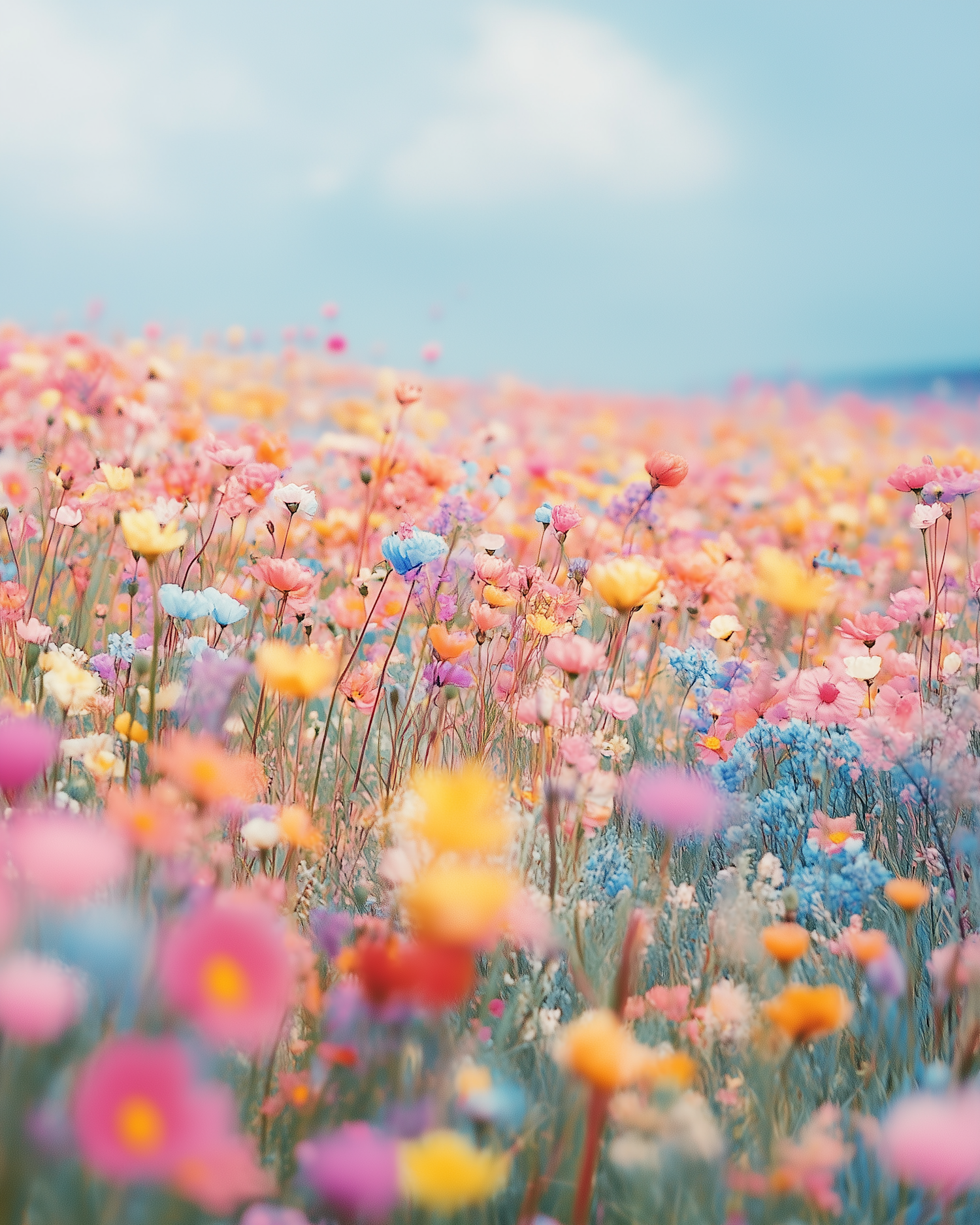 Vibrant Wildflower Field