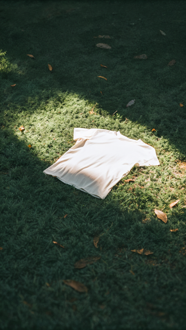 T-shirt on Grass