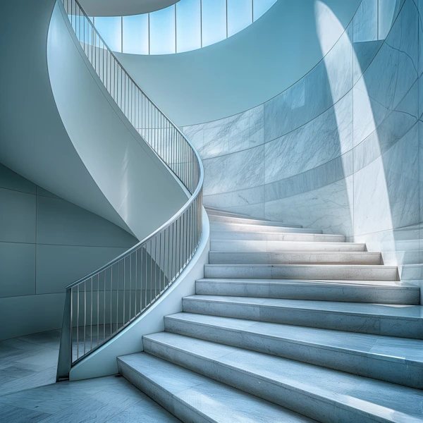 Modern Spiral Staircase