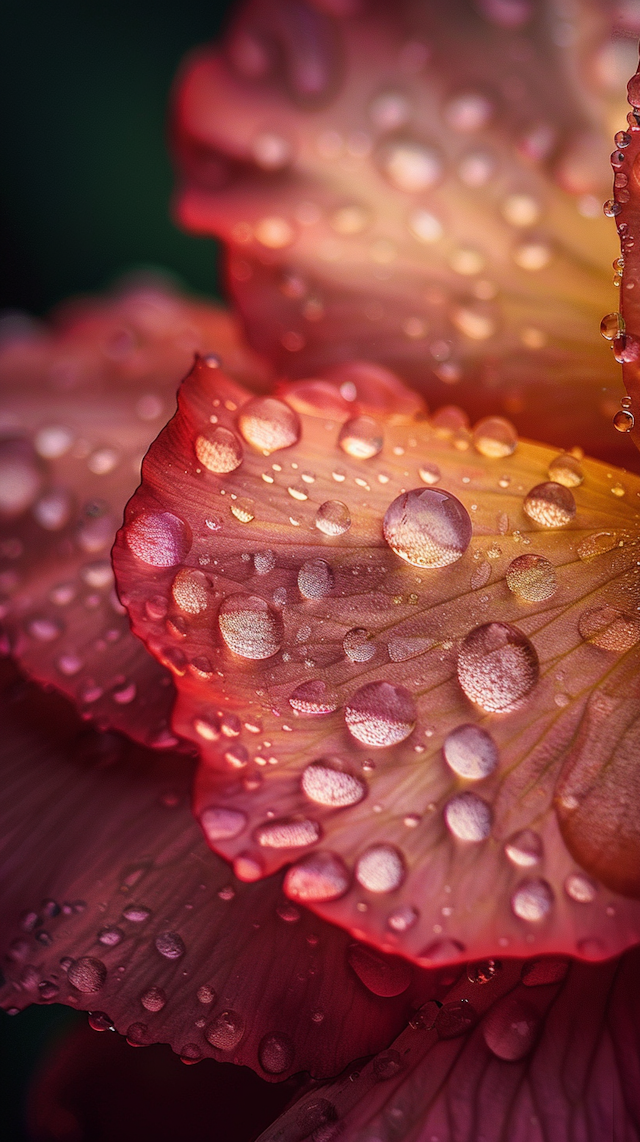 Dew-kissed Petal Close-up