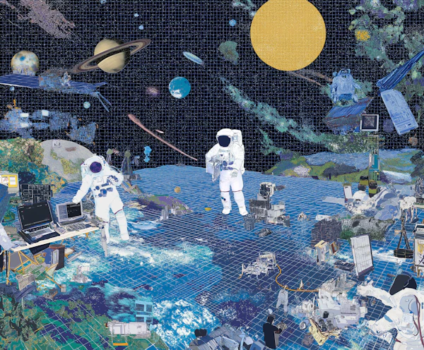 Futuristic Space Scene
