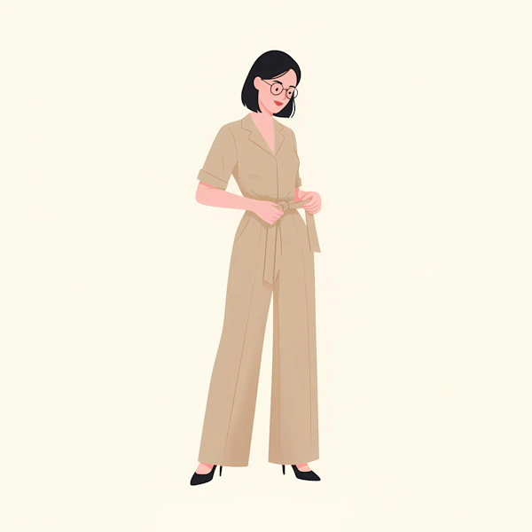 Stylish Woman Illustration