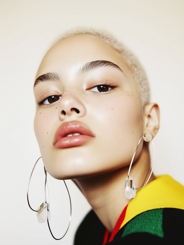 Portrait of Stylish Woman
