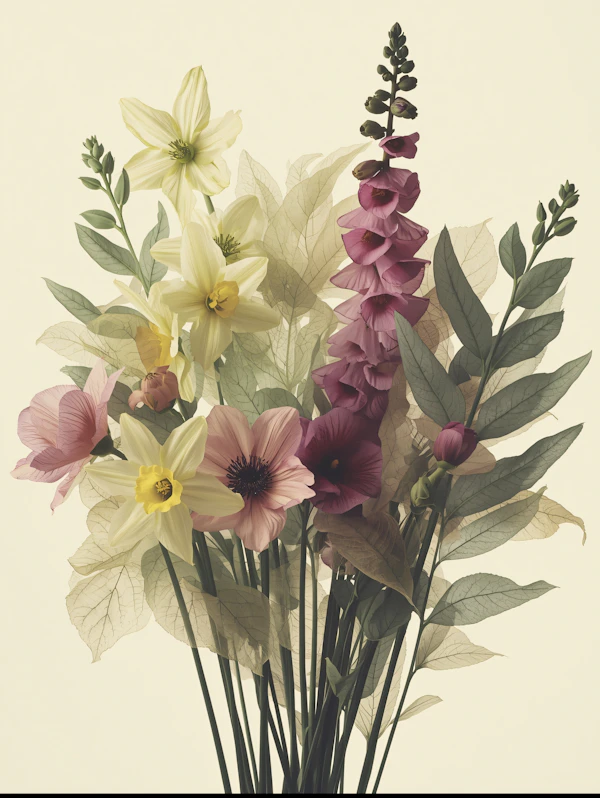 Pastel Flower Arrangement